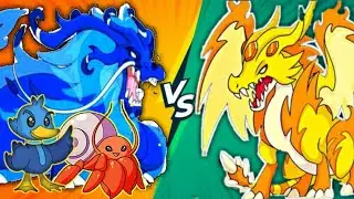 Kytydox Vs Zomonyx Team In Dynamons World || Arena Battle Gameplay || Dynamons World New Update