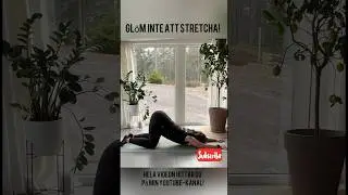 Kom ih&aring;g att stretcha! Hela videon p&aring; min Youtube-kanal. #stretch #r&ouml;rlighet