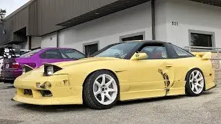 CREAM S13 TAKES ON THE DRAG STRIP
