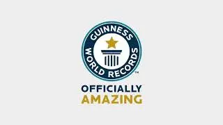 Largest human mattress  dominoes Guinness World Records
