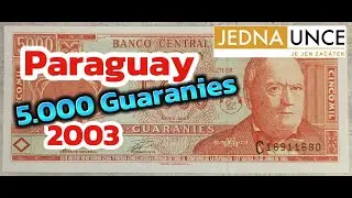 PARAGUAY - 5.000 - GUARAN&Iacute;ES - 2003 - Carlos Antonio Lopez BANKNOTES EDUCATION PAPER MONEY AI Suno
