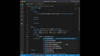 html marquee start/stop button