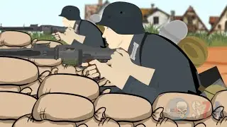 MG42 is THE BEAST!! | Behind Enemy Lines Pt. 2 | Stick Nodes Animation | War Animation 