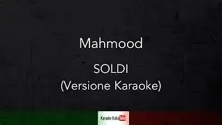 Mahmood - Soldi (Base Musicale Karaoke Cover)
