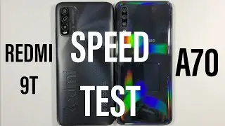 Xiaomi Redmi 9T vs Samsung A70 Speed Test