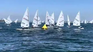 MWW Race 9 Mark X2 ILCA 6 2nd Rounding