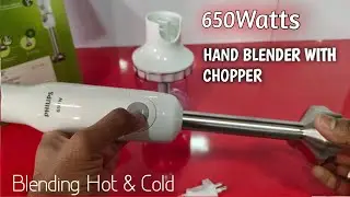 Philips Hand Blender HL1600/02 Chopper | 650W Hand Blender Review | Hand blender With Chopper