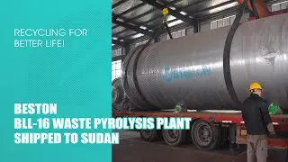 BLL-16 Waste Tyre Pyrolysis Plant Shipped to Sudan