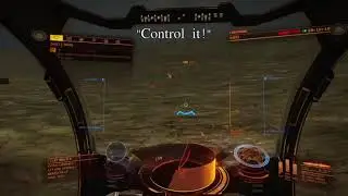 Elite Dangerous: SRV Jump Over 6 Km High Canyon