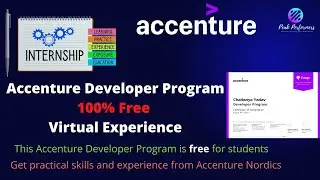 Accenture Developer Program 2022 || Virtual Experience || 100% Free || Open for all student