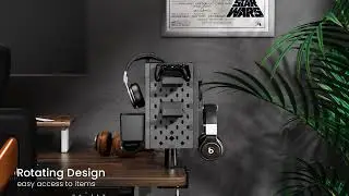 Elevate Your Workspace with ModuLit Pro - The Ultimate Desk Organizer!