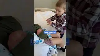 He brought a special surprise gift 🥹❤️