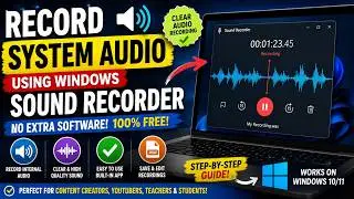 How to Record Audio on PC | How to Record Your Computer Audio for Free