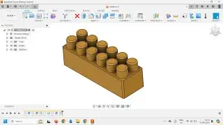 Fusion 360 | Modeling a Toy Building Block