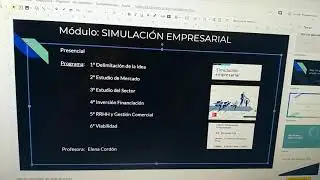 Presentaci&oacute;n Simulaci&oacute;n Empresarial