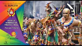 A.C. EL BURLETA - El Corazón de África - Desfile Ciudad Real - Paso por Tribuna