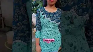 20 short kurti from leftover fabric day 5/20 #leftoverfabric #terending #viralshort #shortkurti