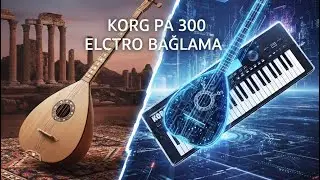 Korg Pa 300  Elektro SAZ Bağlama          #korgpa300 #korgpa3x #korgset #sarıkamış