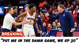 Bryce James FED UP &mdash; Shouting Match With Arizona Coach Over His Playing Time