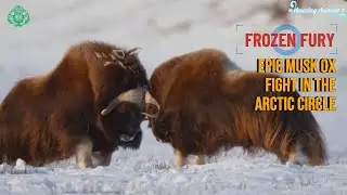 Frozen Fury: Epic Musk Ox Fight in the Arctic Circle