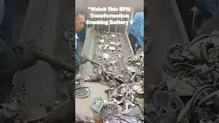 Shocking Scrap Battery Metal Recycling Process You Must See! #ScrapMetal #Recycling