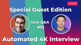 Automated 4K Multicam Live Interview with Aaron Parecki - VFA & Inviting Guest