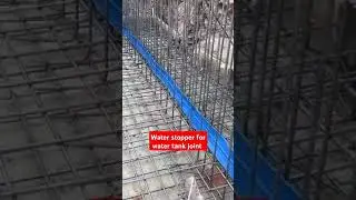 Water stopper | How to use Water stopper in water tank | purpose of water stopper in concrete |