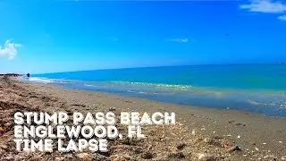 Stump Pass State Park  Beach in Englewood, Florida Time Lapse