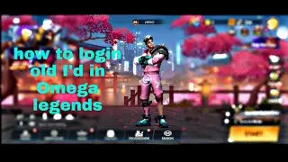how to login old account in Omega legends