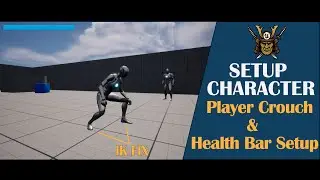 Player Crouch & Health Bar Setup |Stealth Gameplay System in UE05 part 3