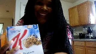 SPECIAL K BLUEBERRY CEREAL BAR REVIEW