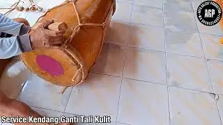 SERVICE KENDANG GANTI TALI KULIT PUNYA PAK DALANG SIDOARJO