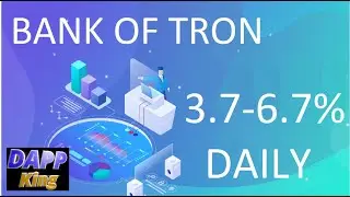 BANK OF TRON 2020 DAPP REVIEW - SCAM OR NOT???