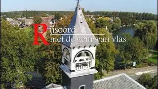 Rijsoord met de geur van vlas - luchtopnamen 4K