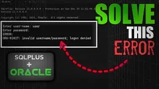 Changing Oracle Database Username and Password with SQLPlus #oracle #database