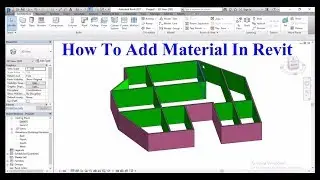 How To Add Material And Rendering Basic - Revit Tutorial