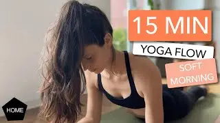15 MIN MORNING YOGA FLOW AT HOME - SOFT MORNING - YOGA WITH LENA