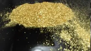 Sparkle Light Gold Synthetic Series Pearl 200-700 UM Color Sample