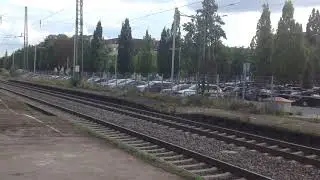 ECE Etr 610 mit Lichtsignal durchf&auml;hrt den Bahnhof Schwetzingen