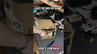 Easy DIY Box RC Ramp #losi #micro #losimicrob  #arrma #traxxas #ramp #rccars #box #motionrc #rcpanel