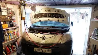 Renault Nissan Dacia 1.5 dCi K9K Аппаратная промывка дизельных форсунок на двигателе без снятия