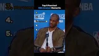 Top 5 Funniest NBA Analyst Moments 😭💀
