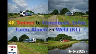 4K Treinen te Klarenbeek, Eefde, Laren-Almen en Wehl (NL) (6-6-2025)