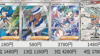 【ポケカ】シアノ暴騰！！2024年SR全種最新価格ランキング！26年1月【Pokemon TCG】All SR card in 2024 price ranking
