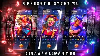 3 PRESET HISTORY ML DIBAWAH 5MB🕸 | DJ MASHUP INDIA🕷