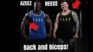 BACK AND BICEPS! FLEX MAGAZINE! FT AZEEZ SALU & REECE BARR