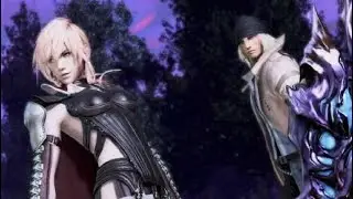 Dissidia NT Lightning vs Cloud and Snow vs kam 1v1's