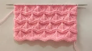 Beautiful Knitting Stitch Pattern For Sweater/Cardigan