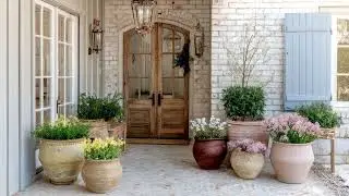 Courtyard Ideas on a Budget: Rustic, Vintage Designs for a European Country-Inspired Look