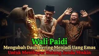 GEMPAR! Karomah Wali Paidi Mengubah Daun Kering Menjadi Uang Emas Untuk Membayar Hutang Janda Miskin